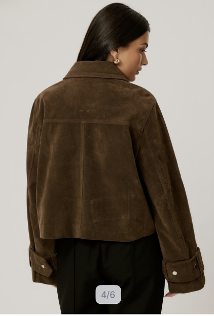 Heidi faux suede jacket