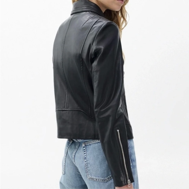 lamb leather Mack jacket M