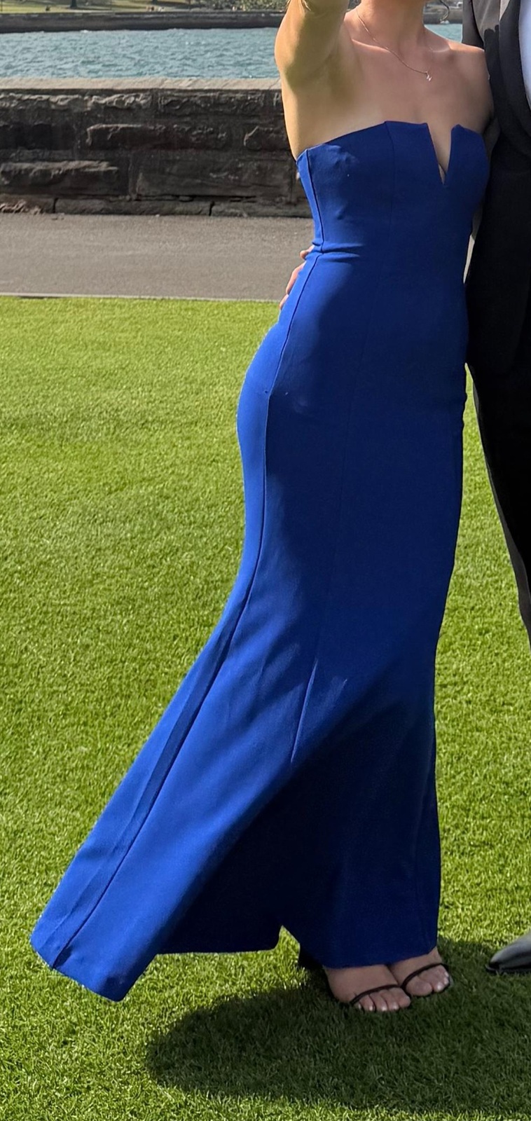 Cobalt blue fishtail gown 