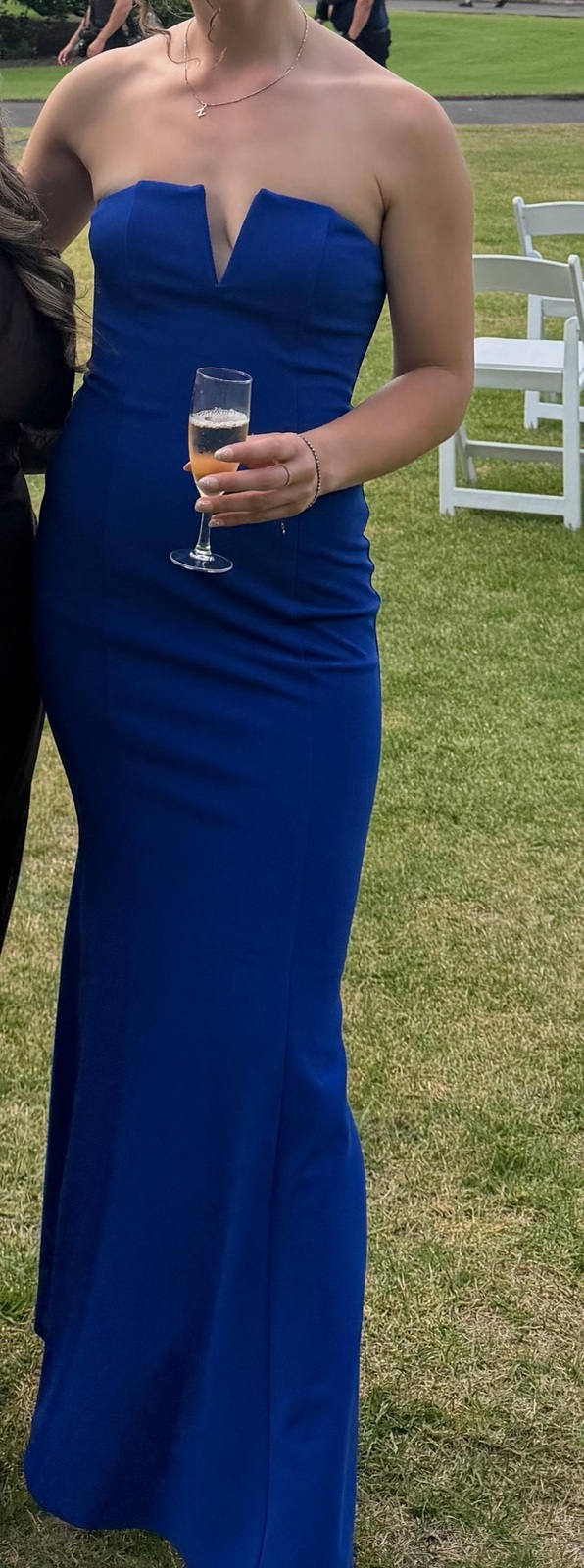 Cobalt blue fishtail gown 