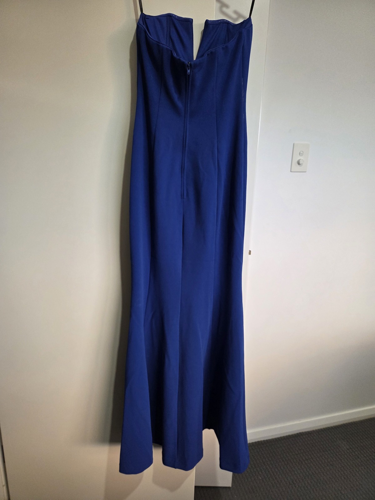 Cobalt blue fishtail gown 