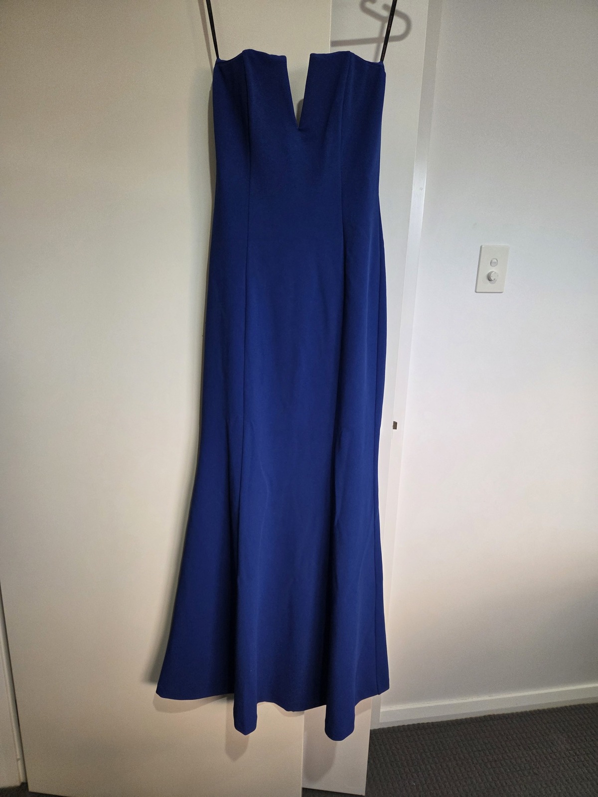 Cobalt blue fishtail gown 