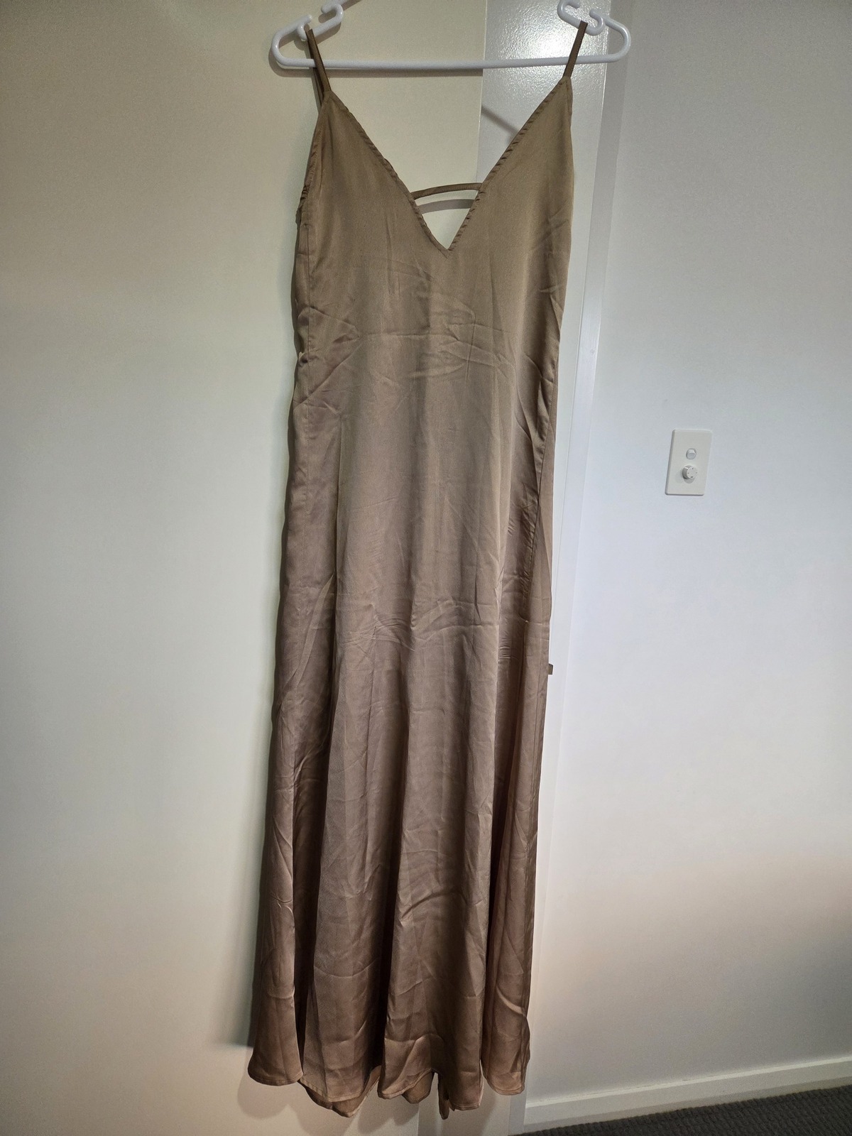 Champagne maxi dress (tags still on) 