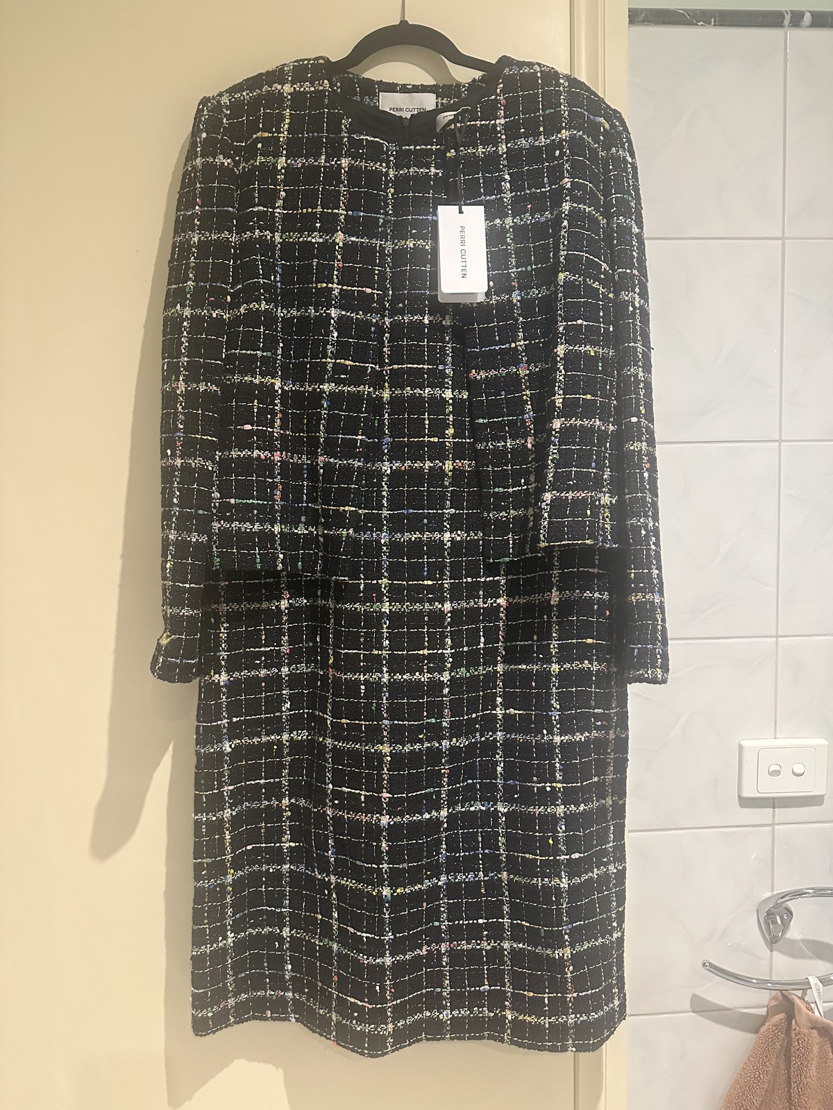  The dress is size 14. The jacket is also available size 16