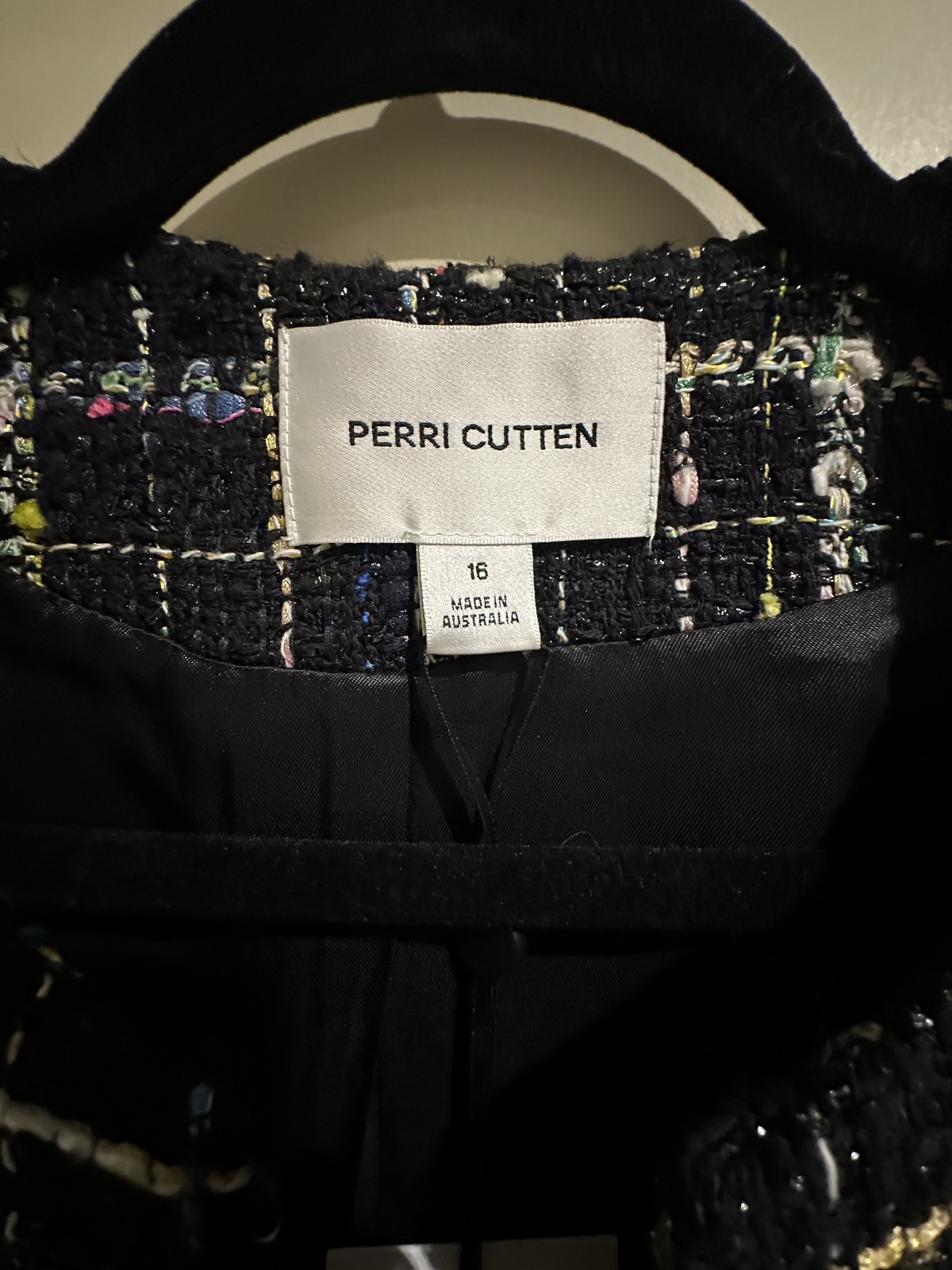 BNWT new suit tweed jacket size 16. Dress advertised separately.