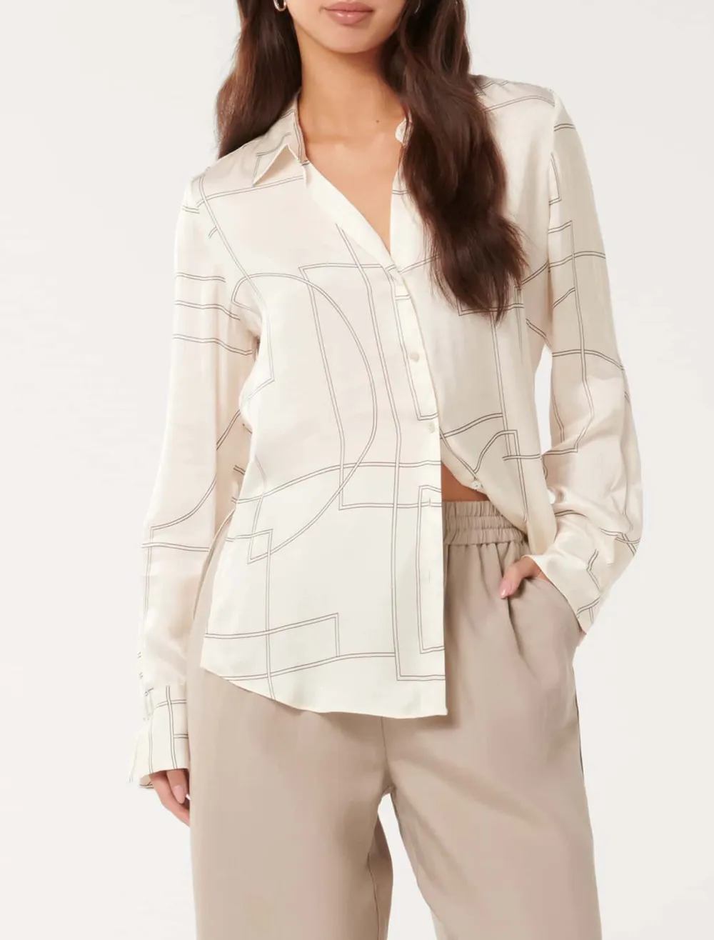 Women's Coco Satin Shirt