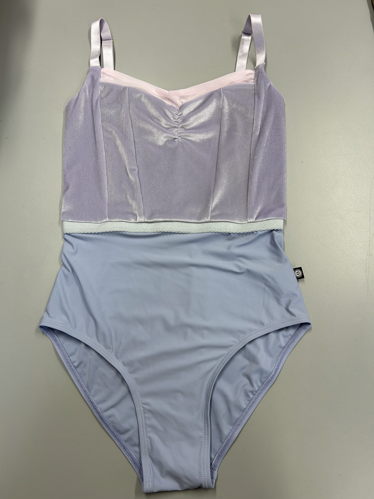 OPHELIA RELEVÉ LEOTARD- STARDUST SKYE MARSHMALLOW
