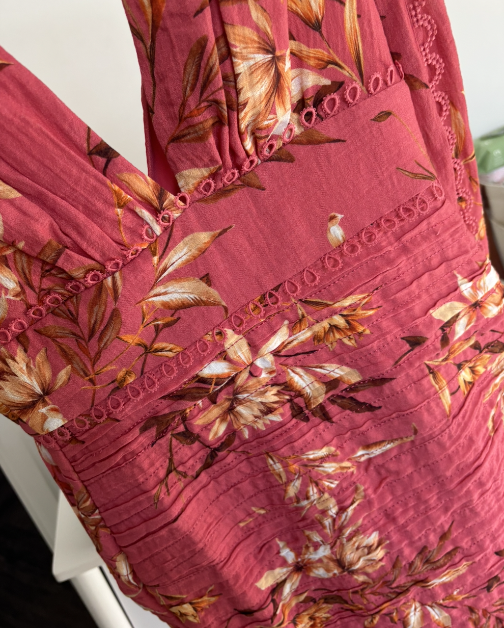 floral mini dress