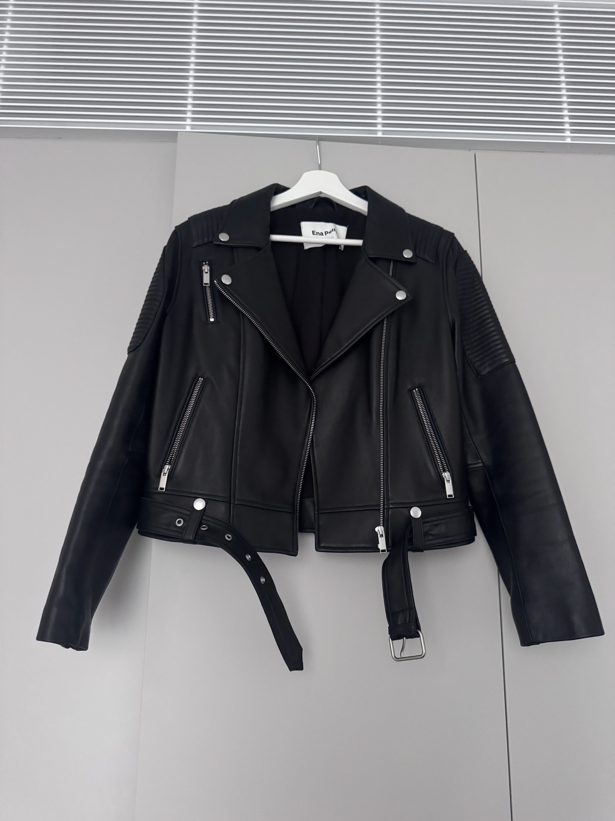 Black Biker Leather Jacket