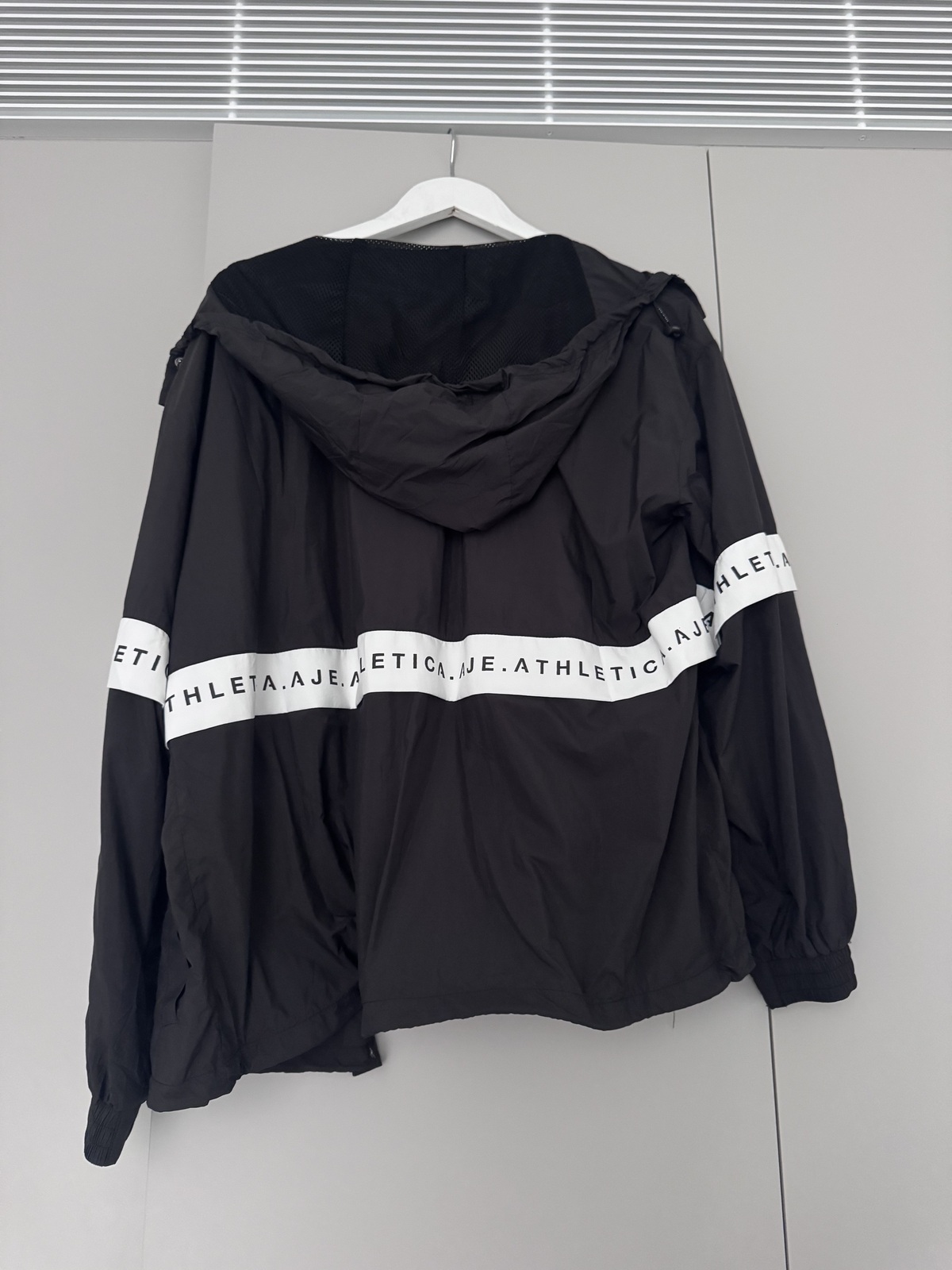 Black Windbreaker Jacket