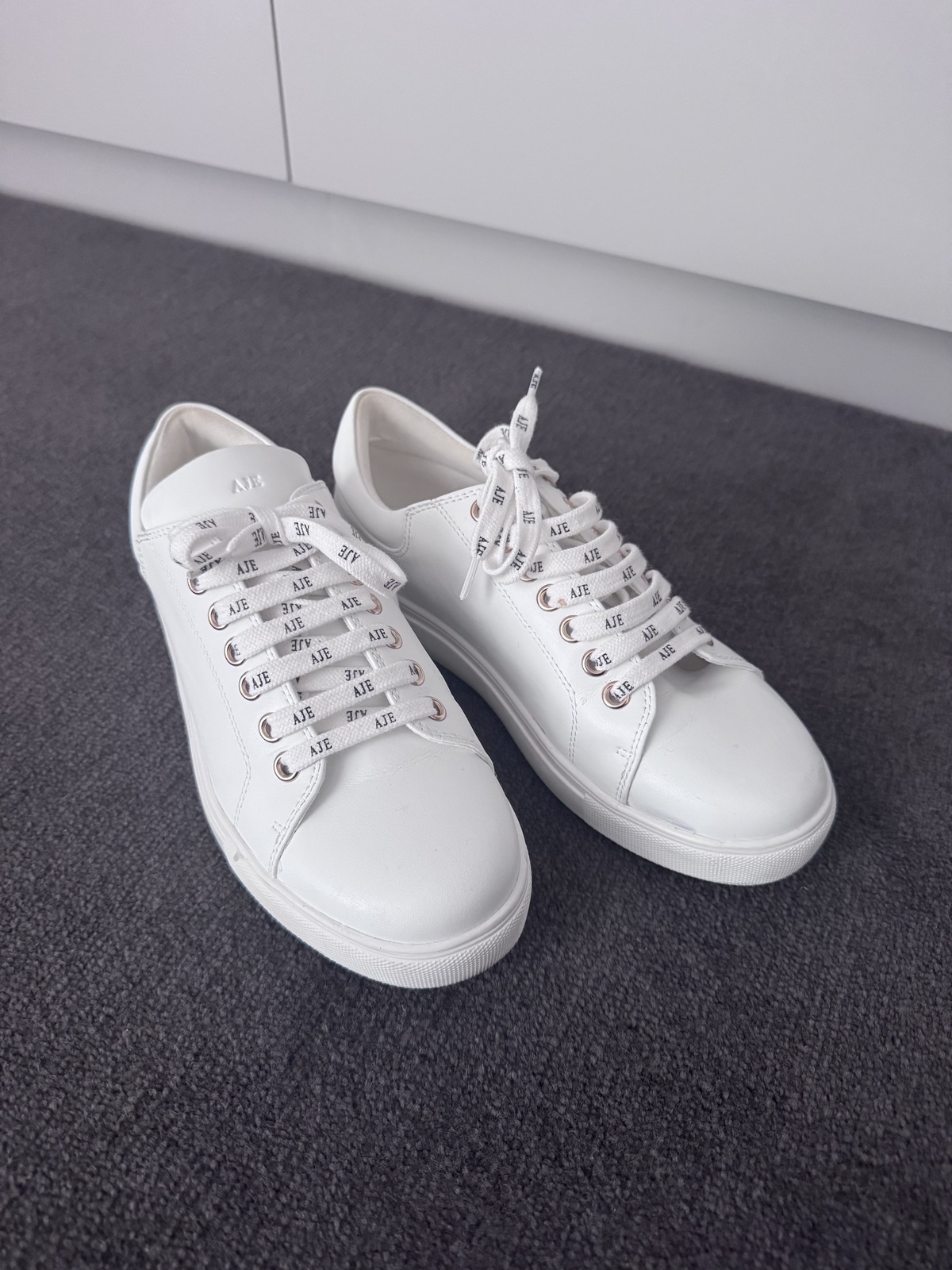 White Leather Shoes