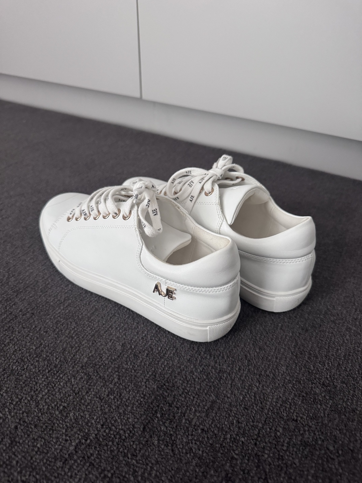White Leather Shoes