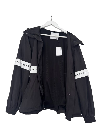Black Windbreaker Jacket