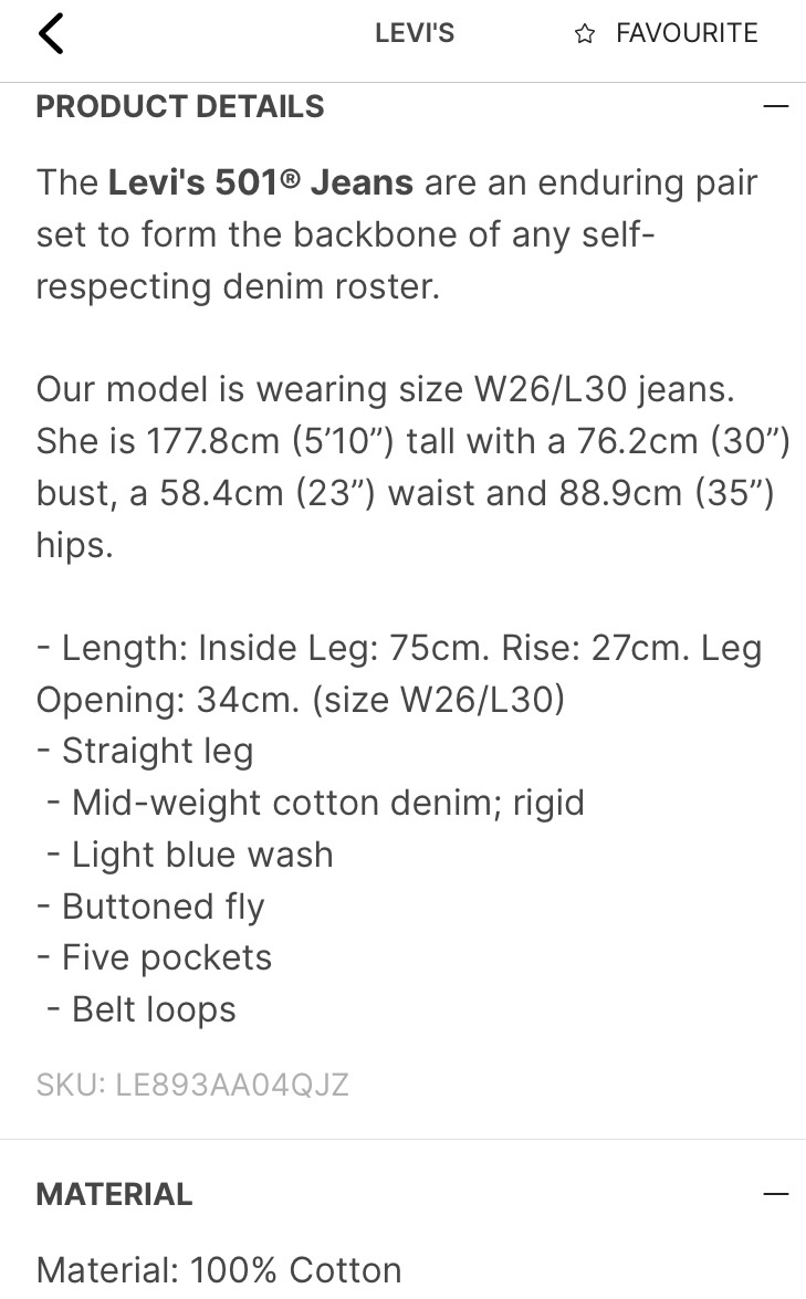  501 Jeans - Size 24/30, “Luxor Indigo”