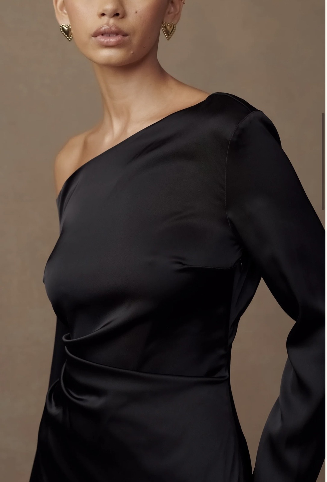 Avery Long Sleeve Maxi Dress - Black