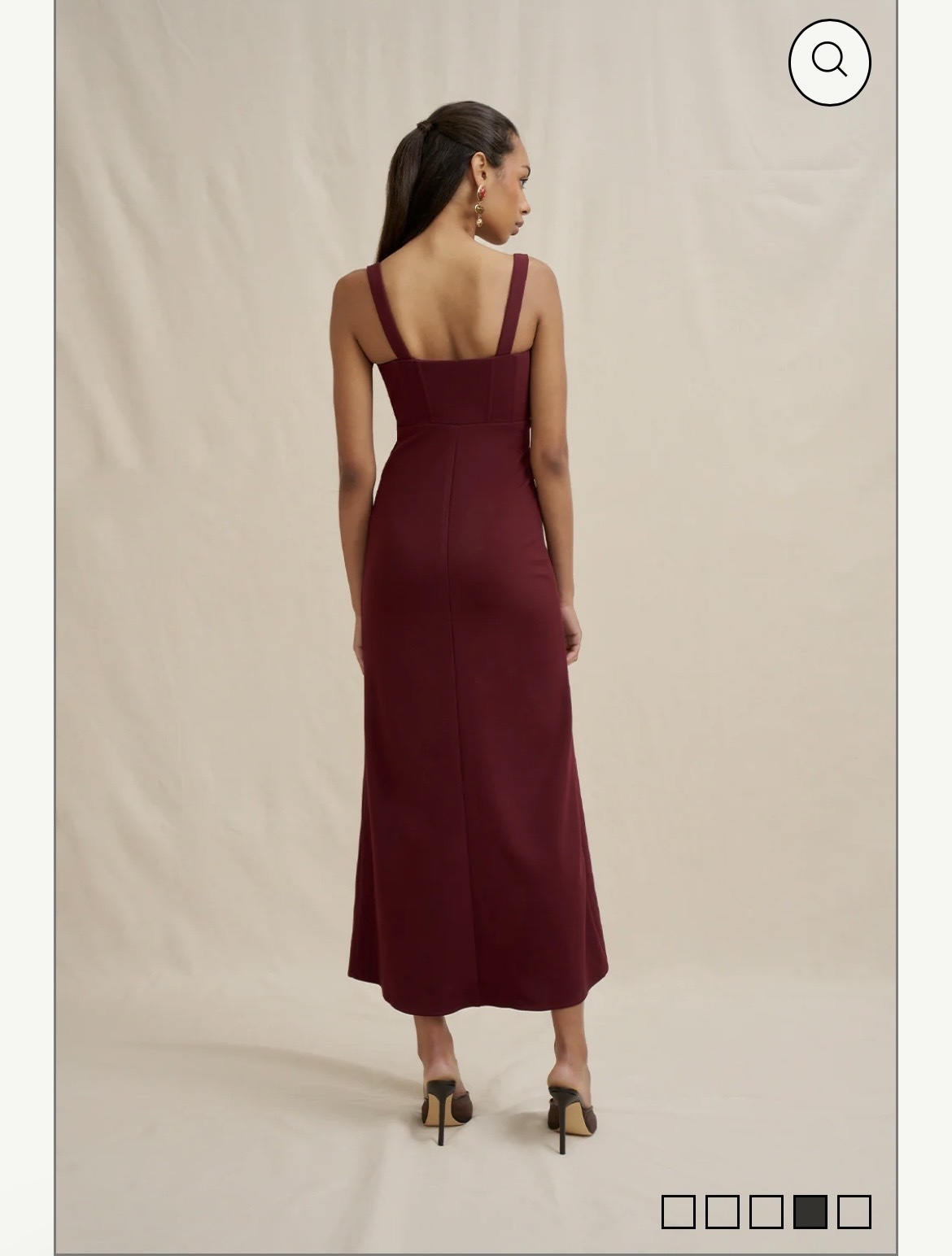  BASIA BODICE MIDI DRESS