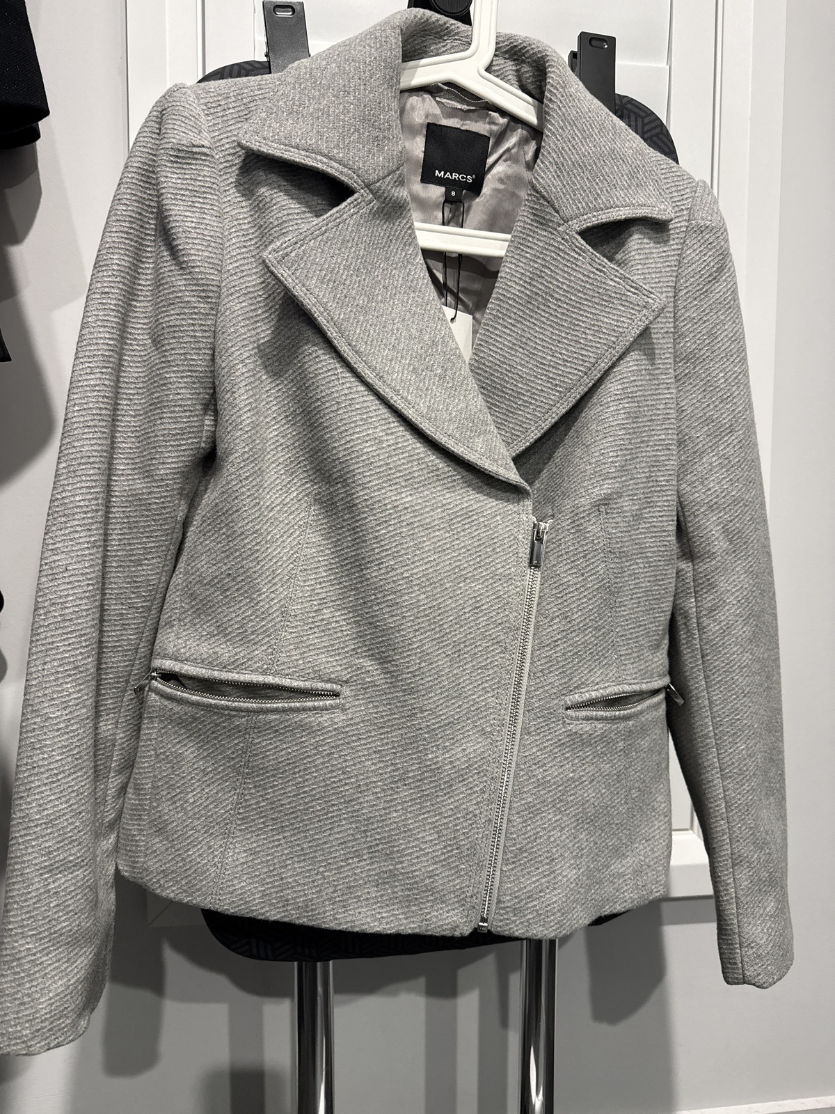 Cozy Time Twill Coat Light Grey