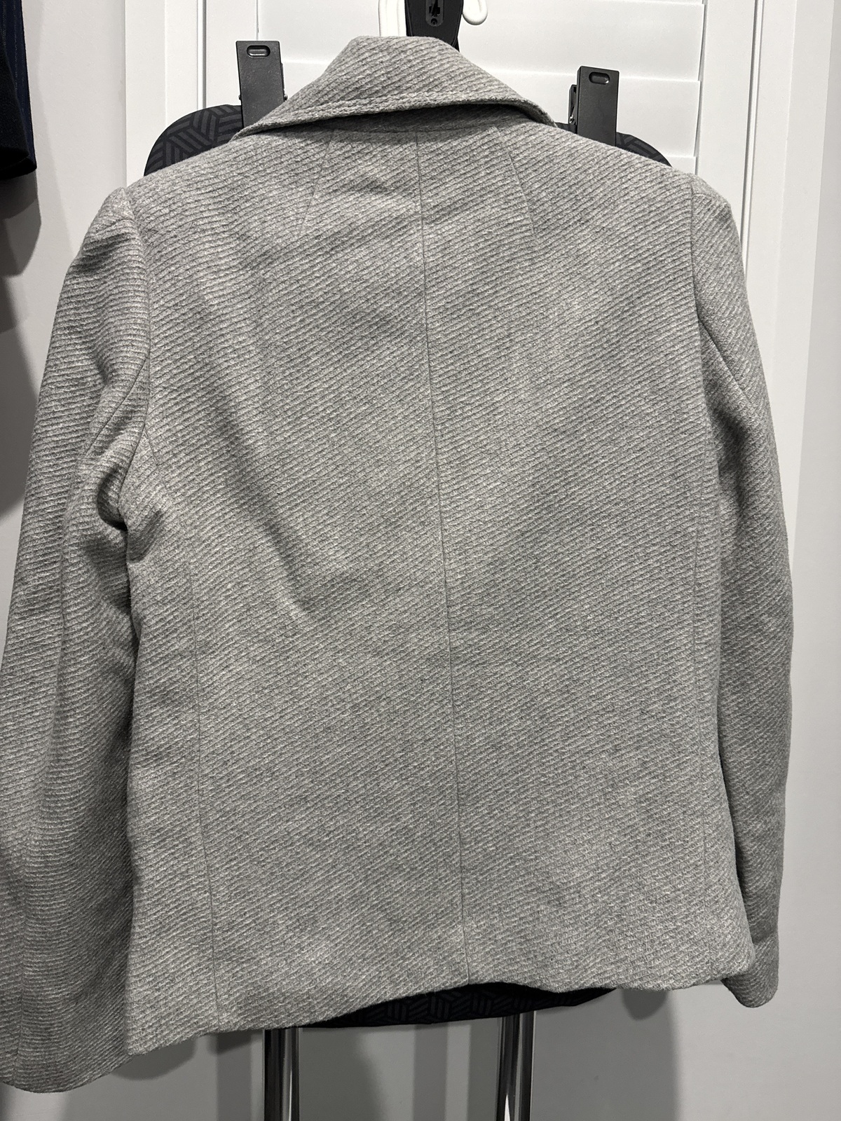 Cozy Time Twill Coat Light Grey