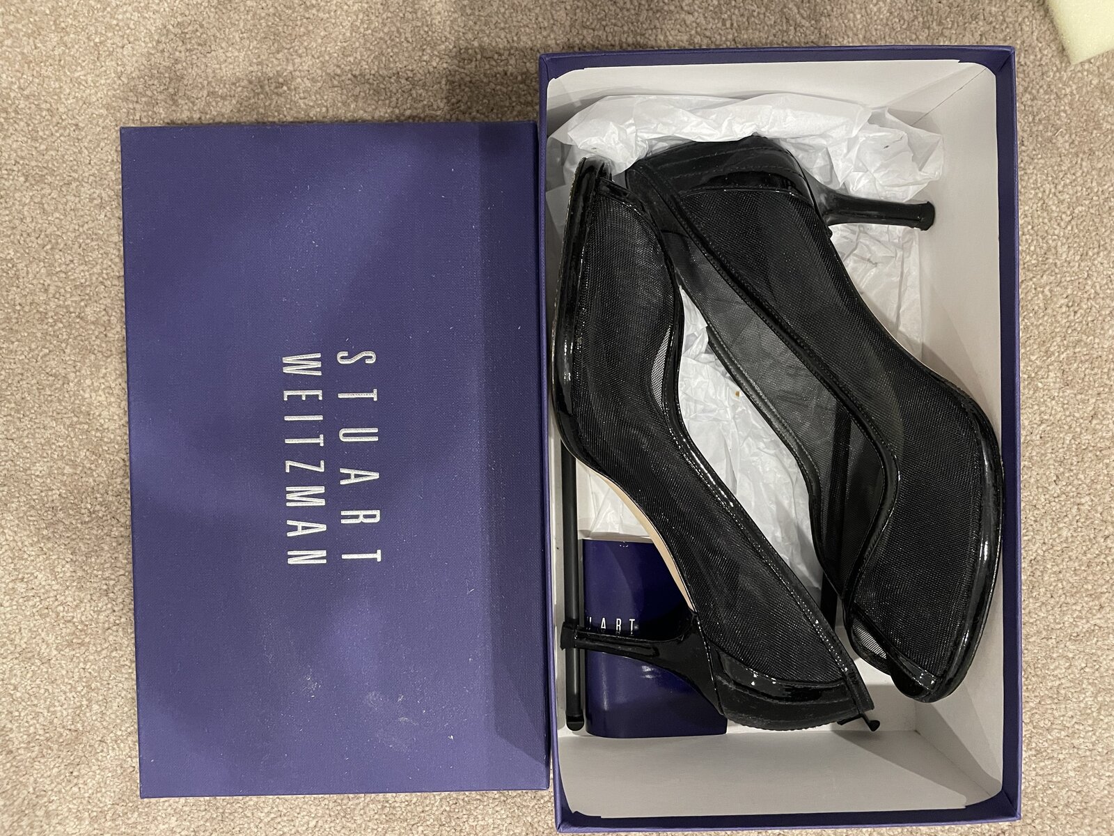  Meshin Black Patent 