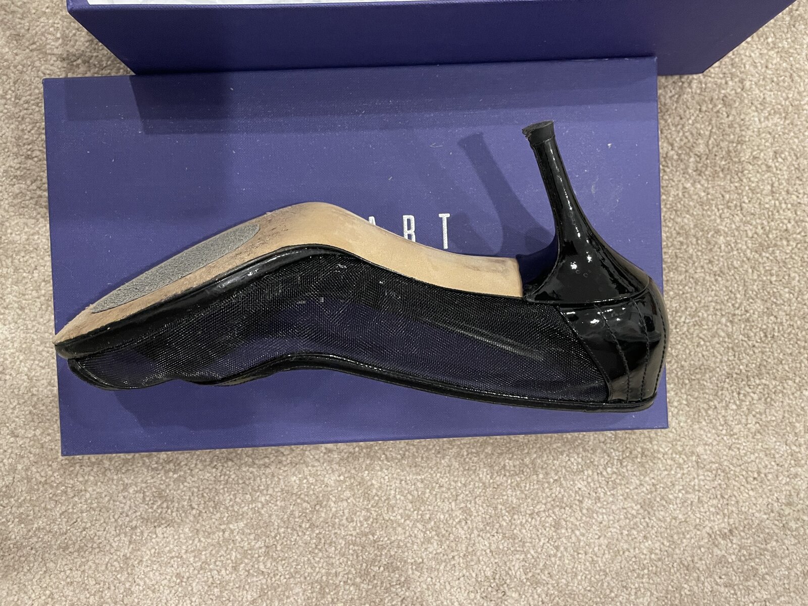  Meshin Black Patent 