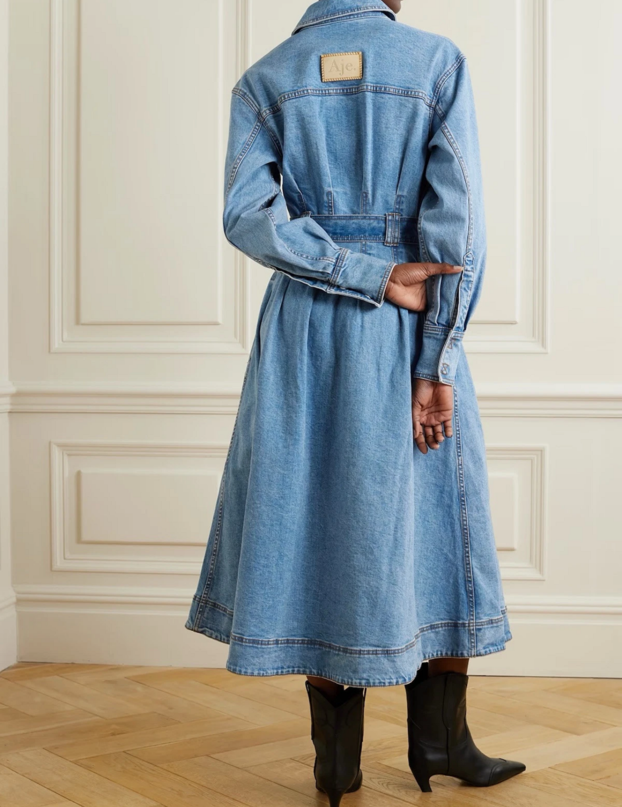 Aradia Denim Midi Shirt Dress AU8/US4