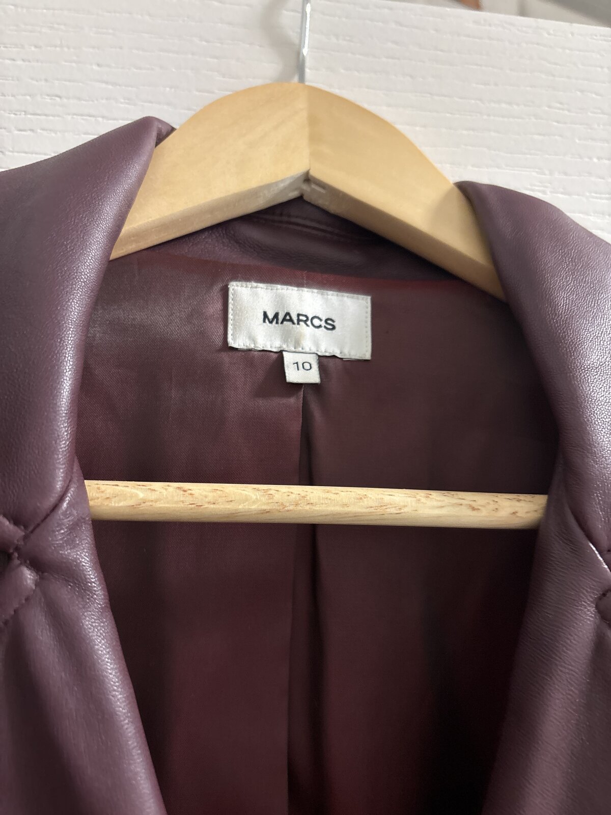 leather jacket size 10
