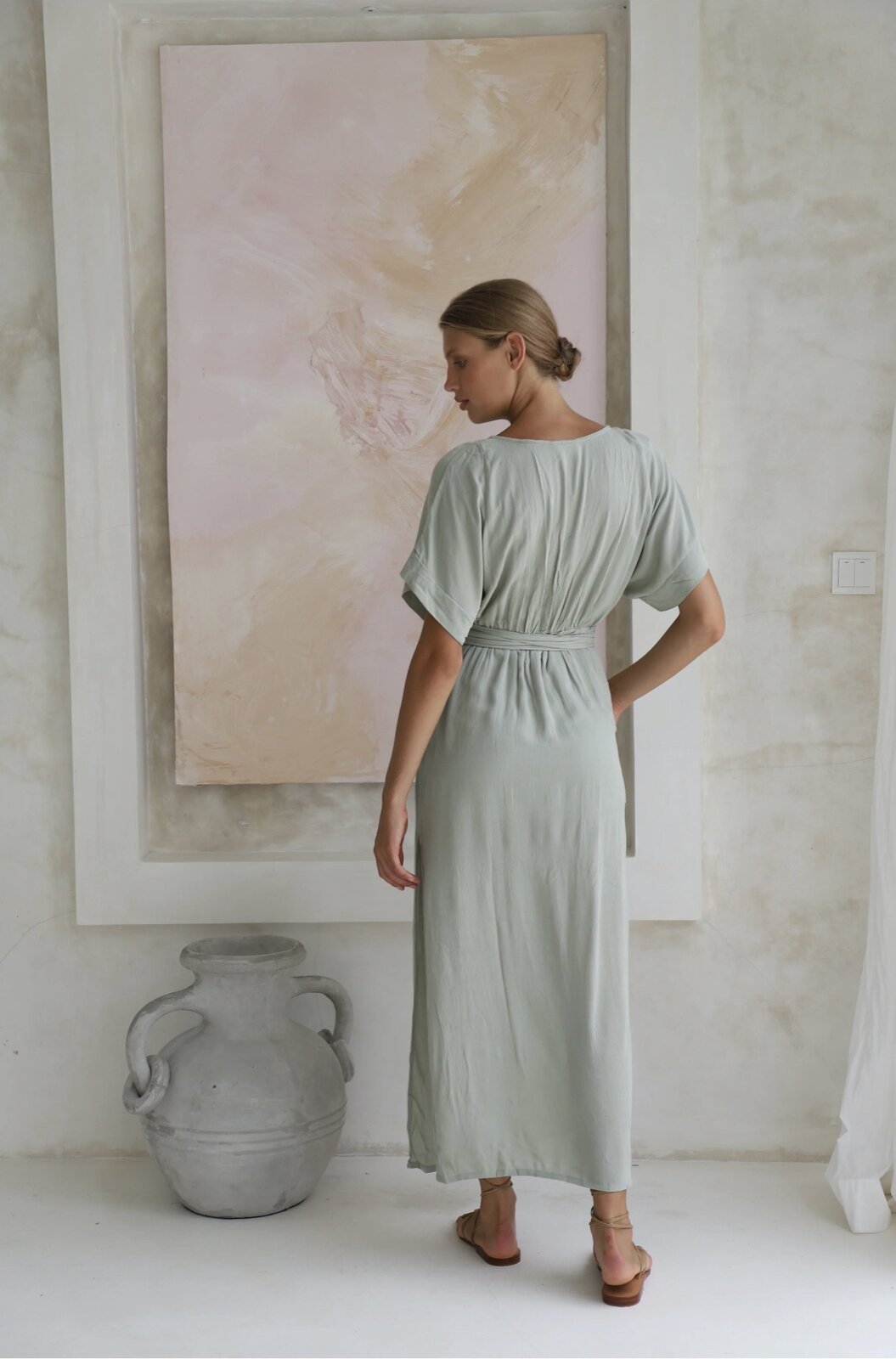 MELODY MAXI DRESS - SAGE