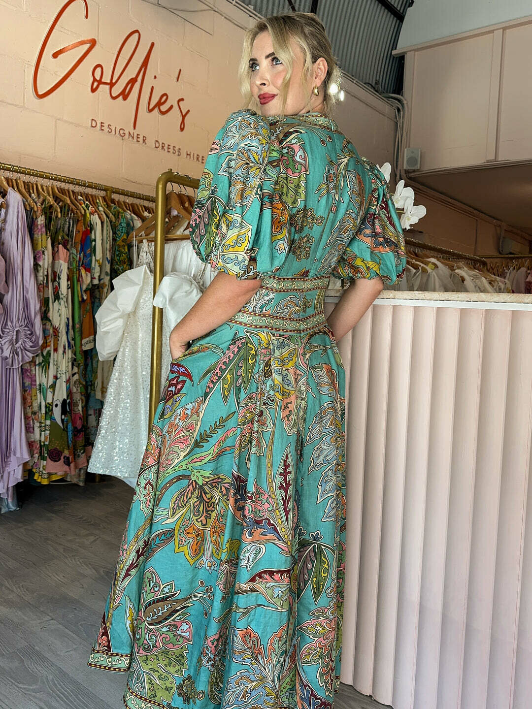 FRANCA MIDI DRESS AU8/US4