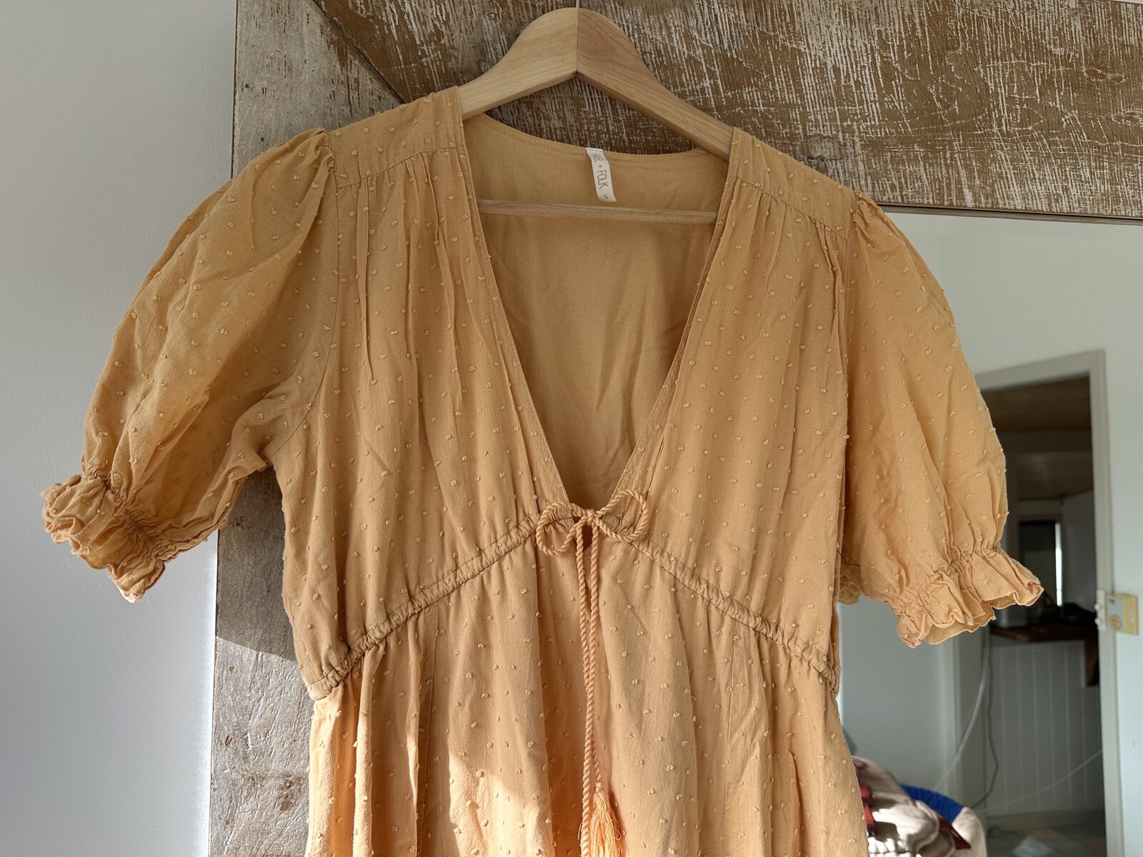 POPPY DRESS- CARAMEL