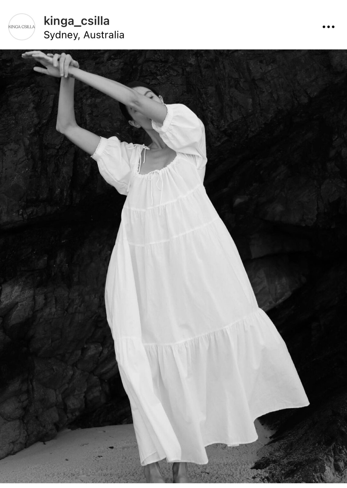“RECYCLED LIBERTY DRESS - WHITE”
