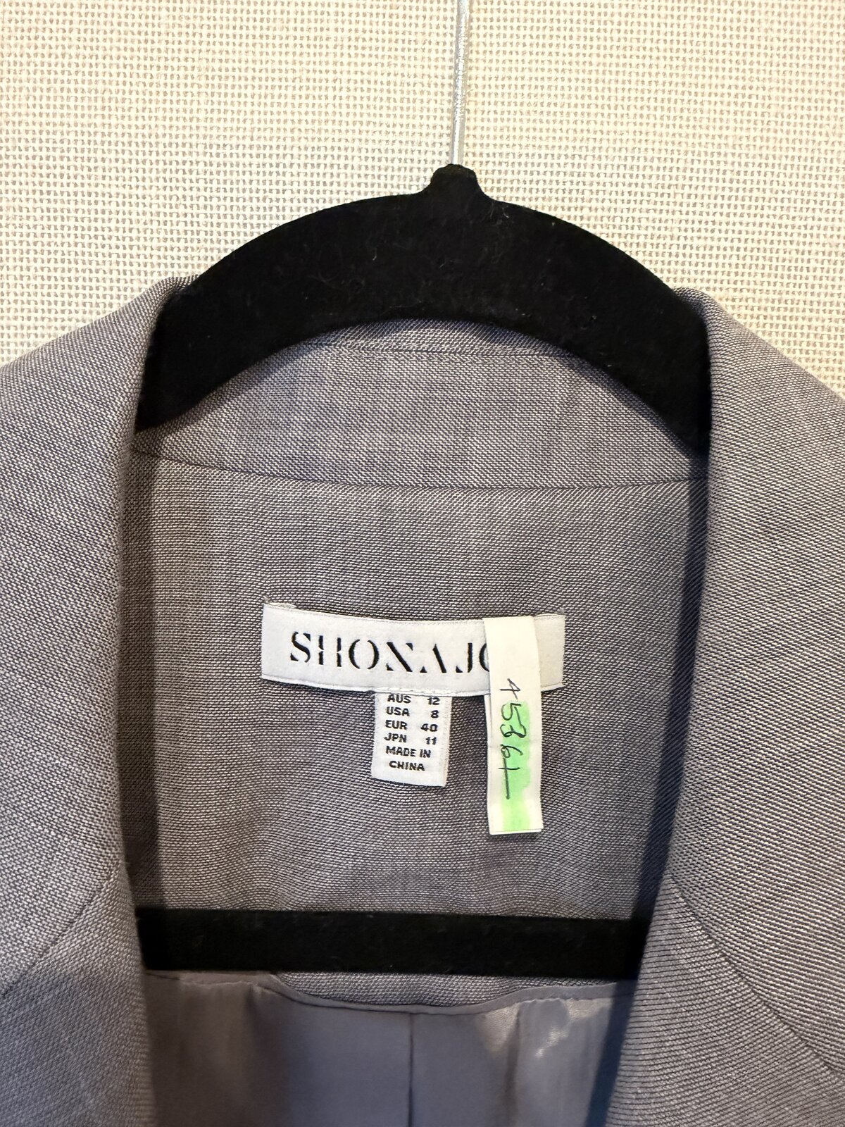 Asher Oversized Tailored Blazer - Steel Grey
