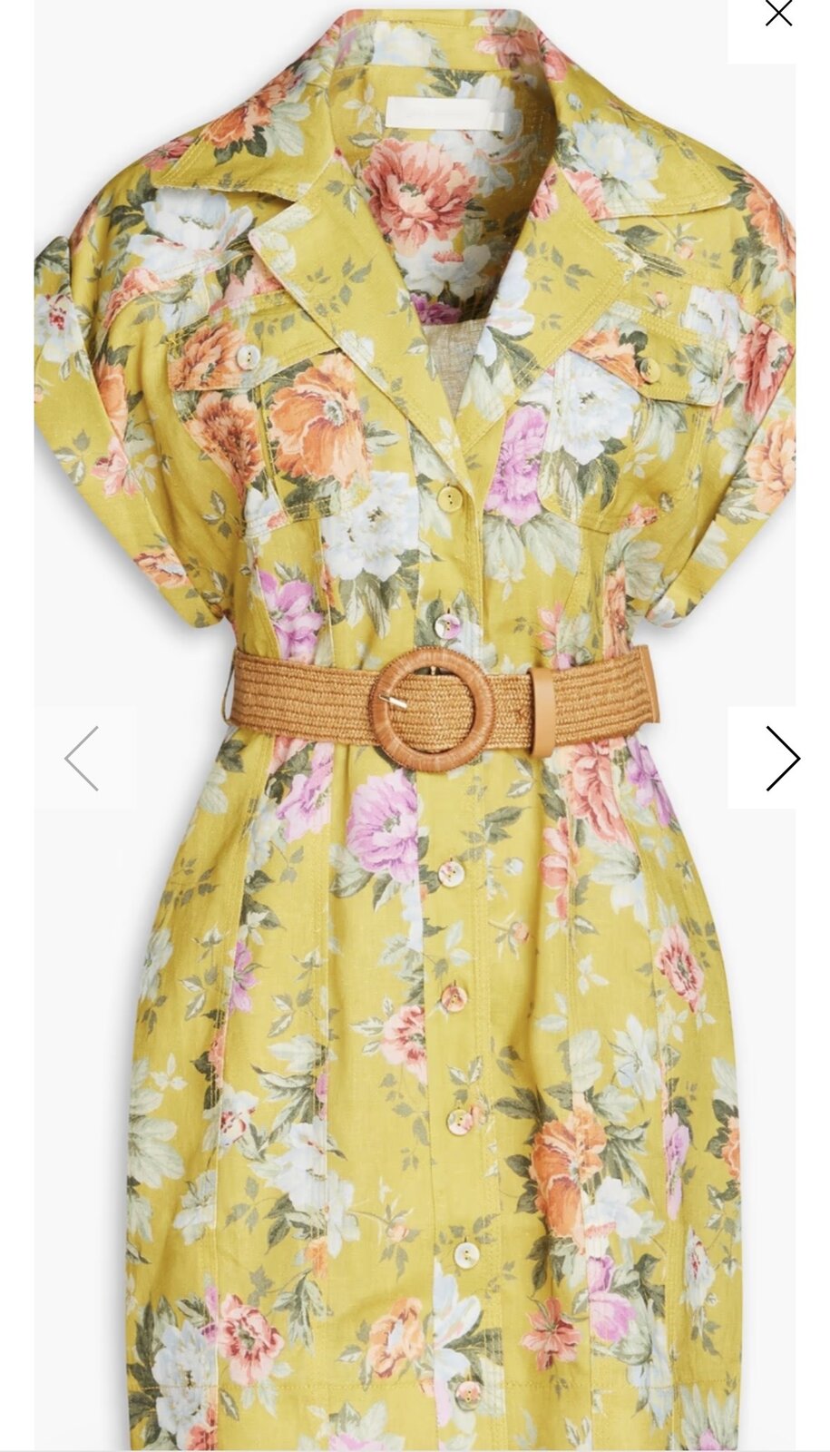 Pattie cuffed mini dress