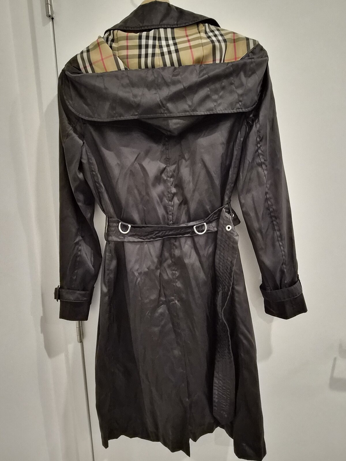 Kensington black light trench coat