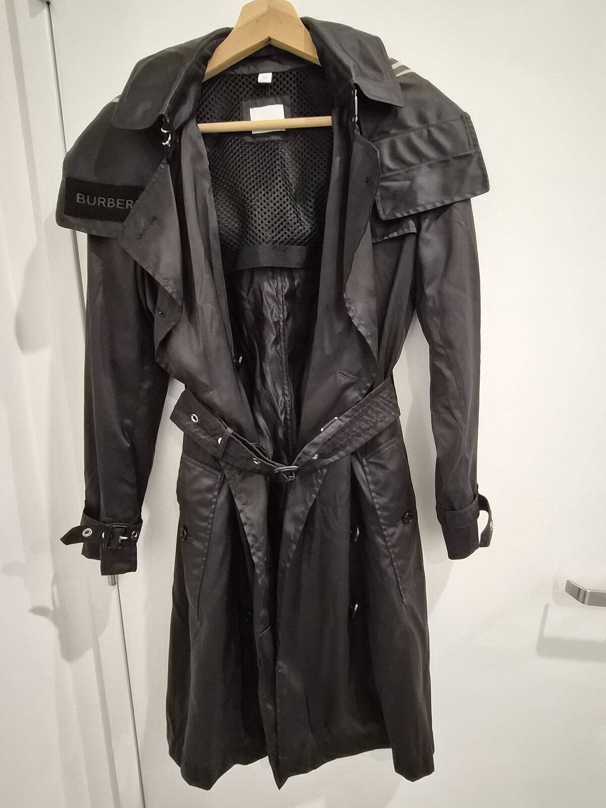 Kensington black light trench coat