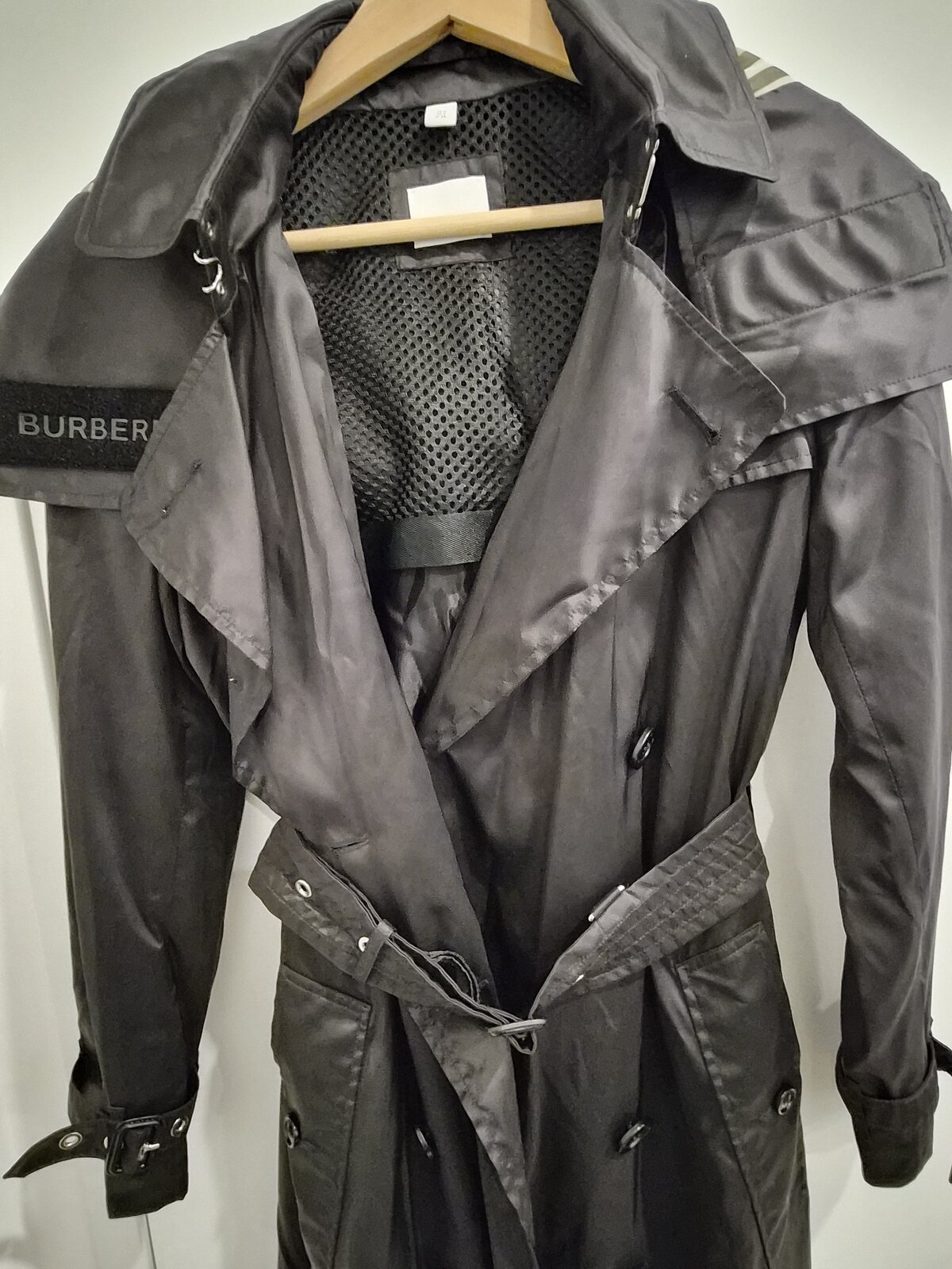 Kensington black light trench coat