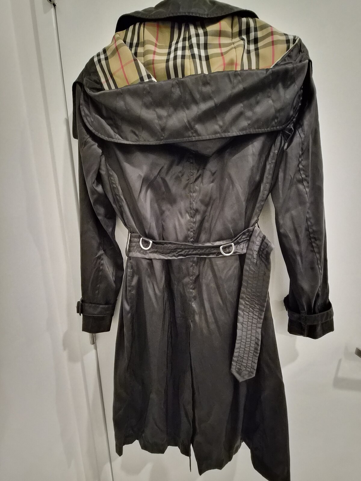Kensington black light trench coat