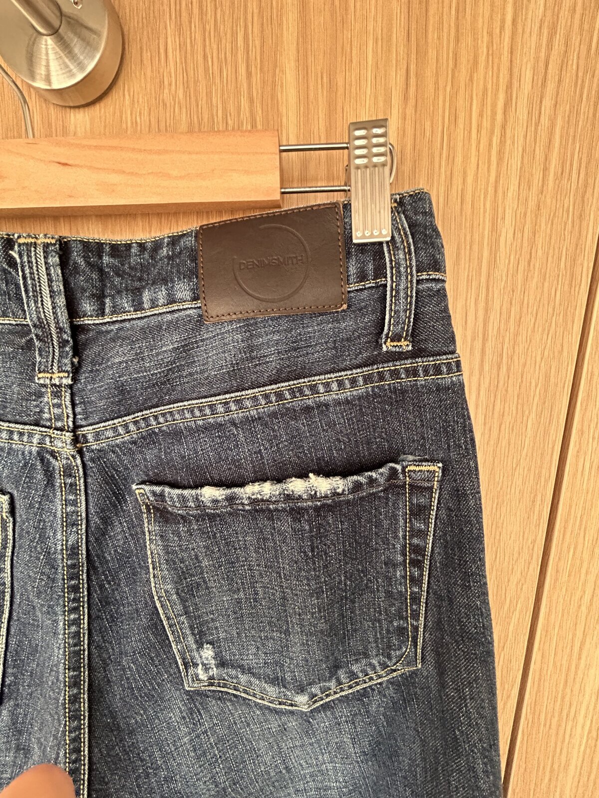 distressed jeans