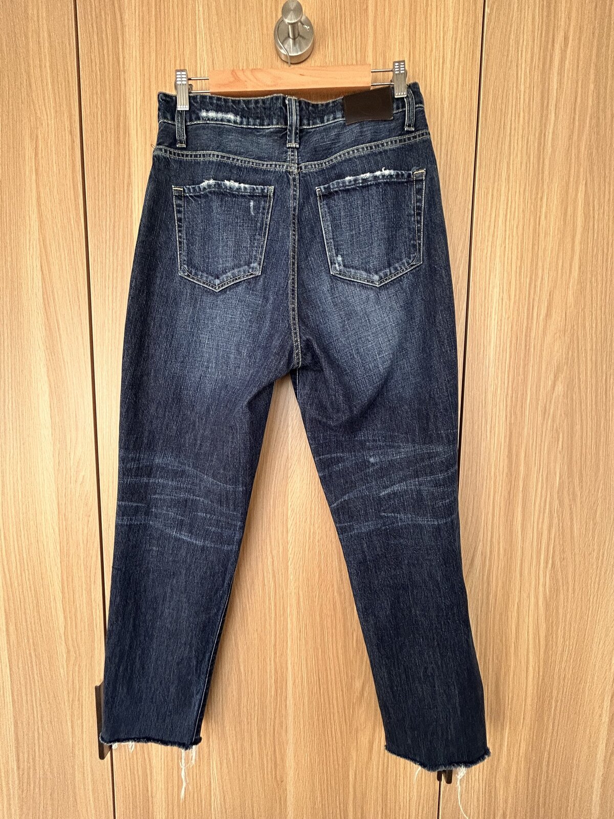 distressed jeans