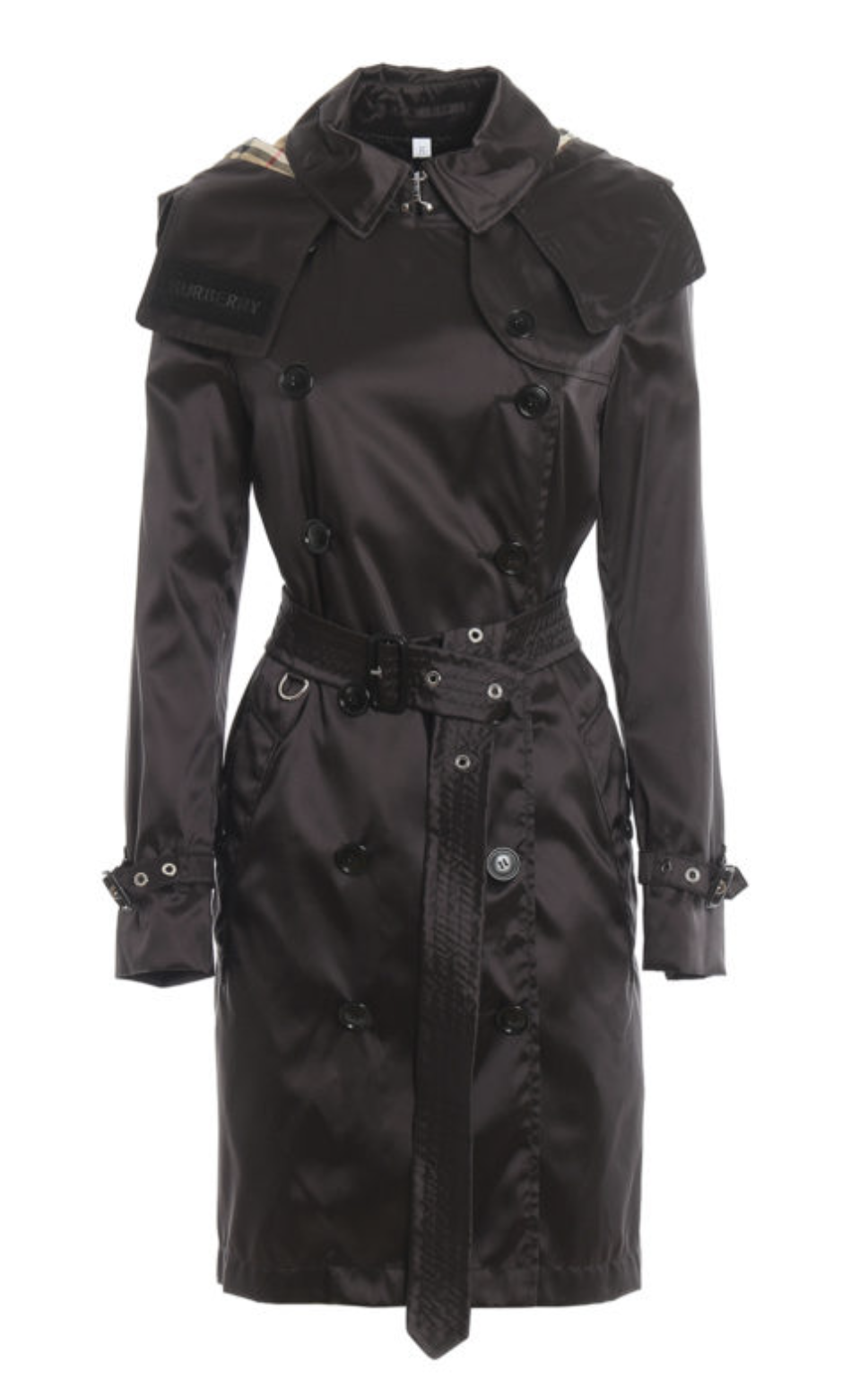 Kensington black light trench coat
