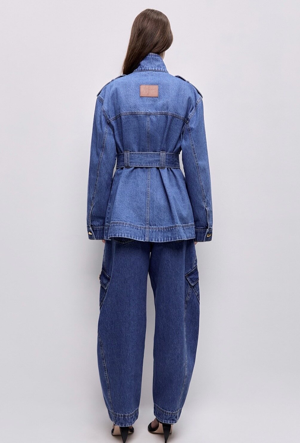 Lockley Demin Trench Coat Size 8