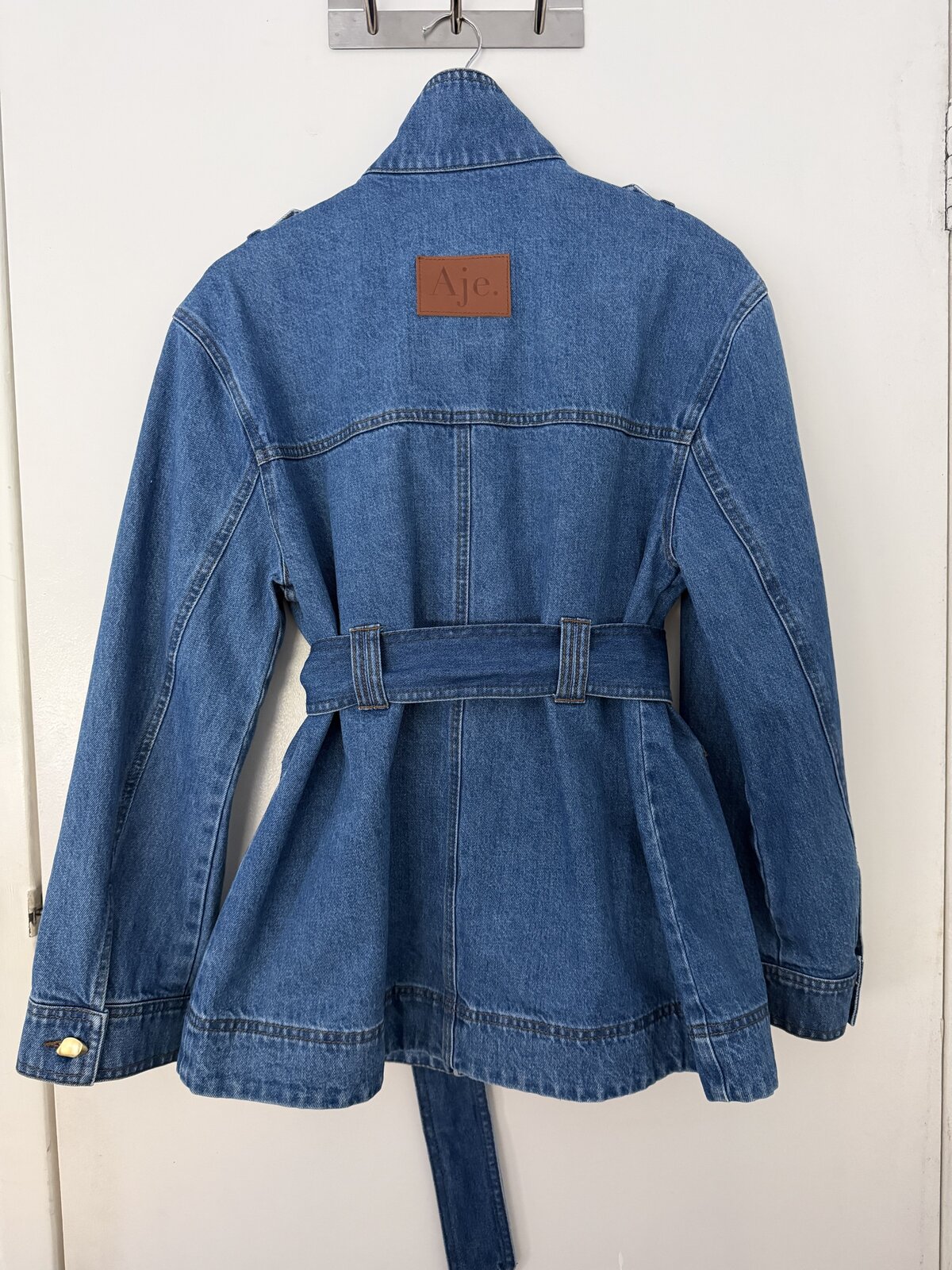 Lockley Demin Trench Coat Size 8