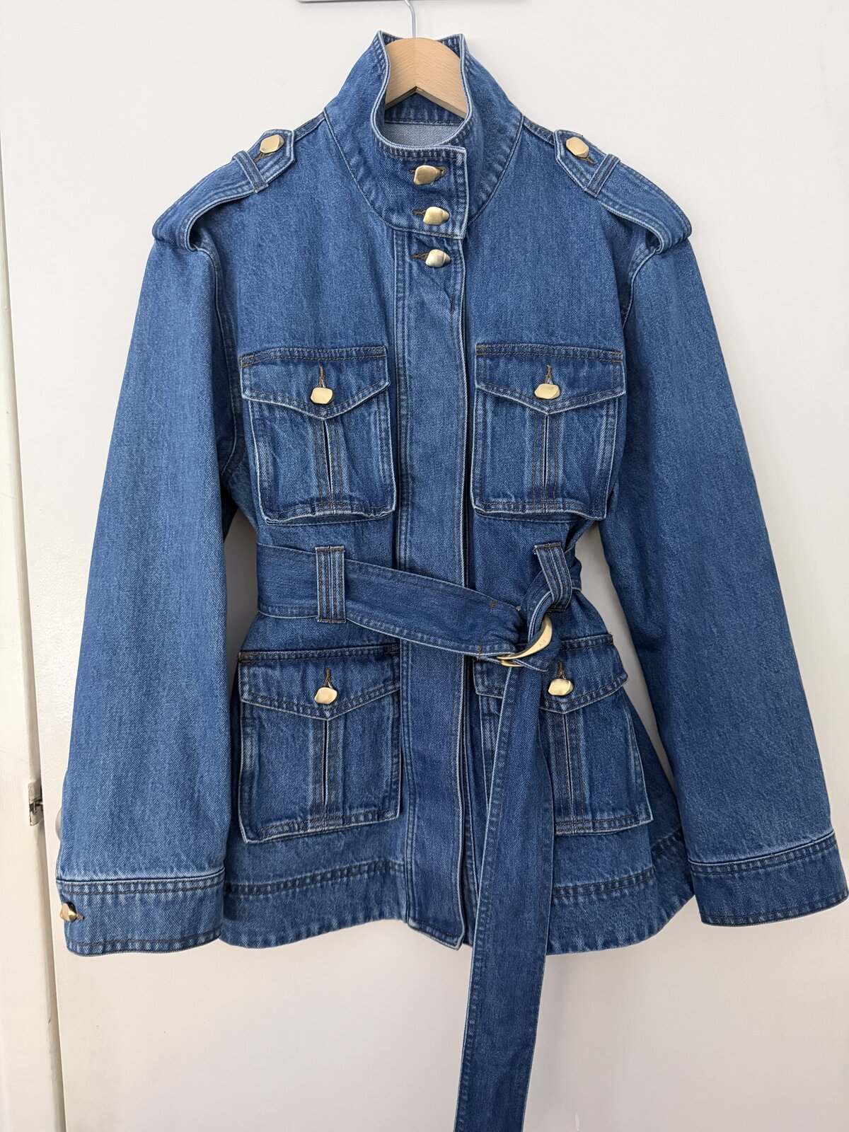 Lockley Demin Trench Coat Size 8