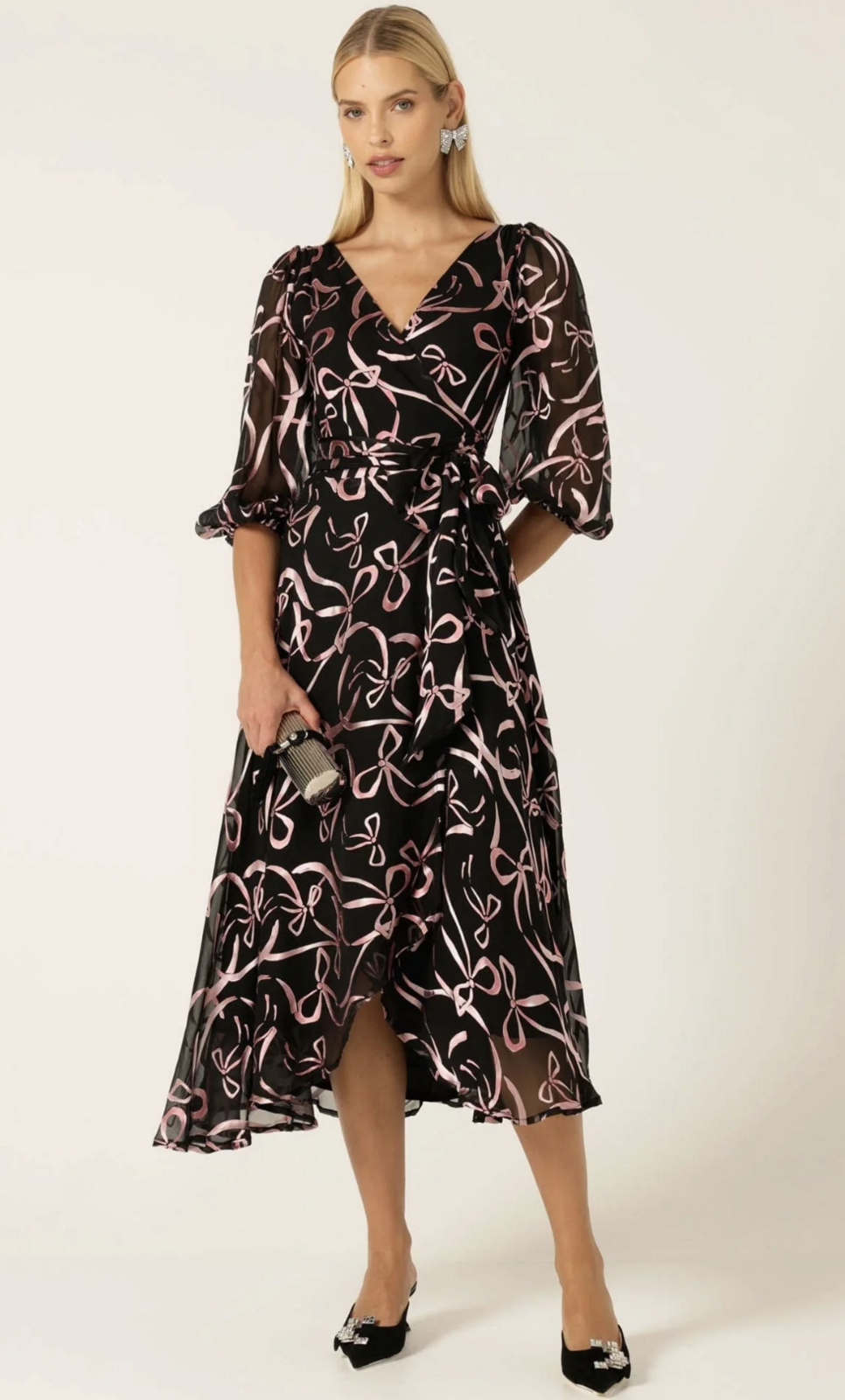 FLORENCE WRAP MIDI   Size 12 worn once