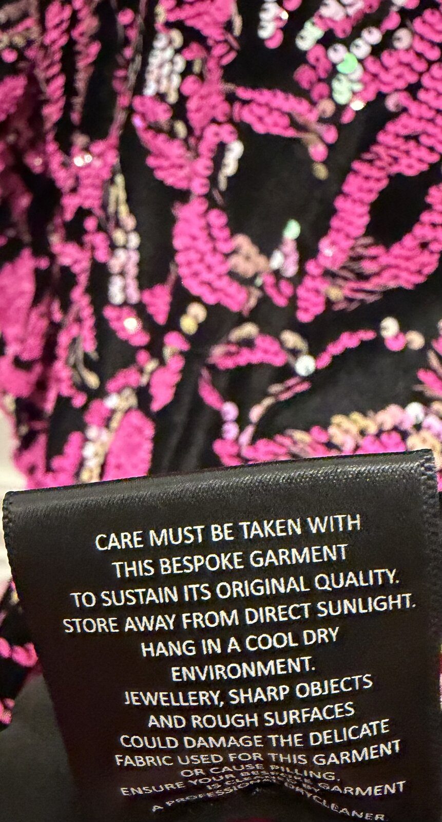 Eliya the label pink and black sequin Farrah Dress