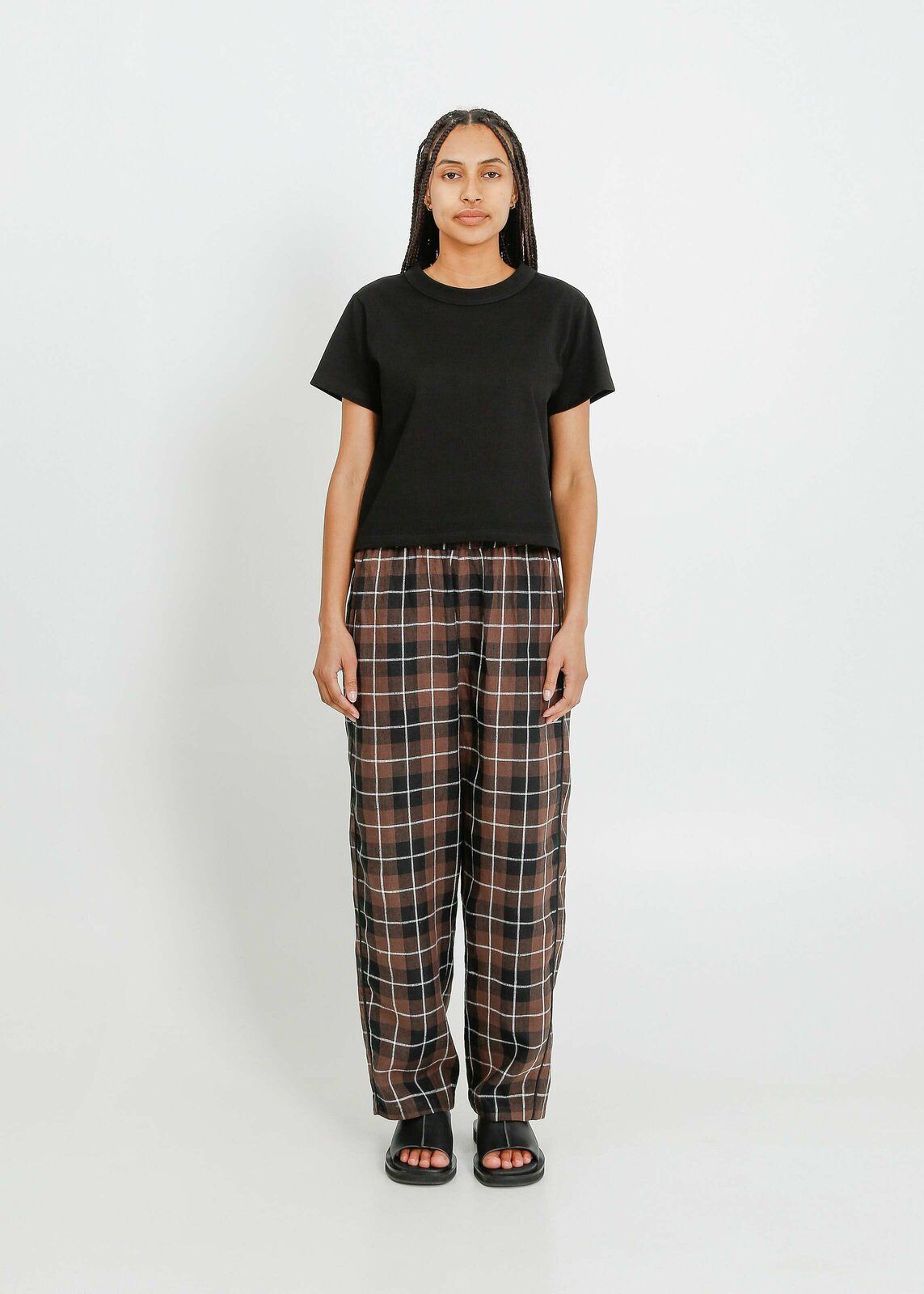 S25 Cooper Pant / Chocolate-Black-White