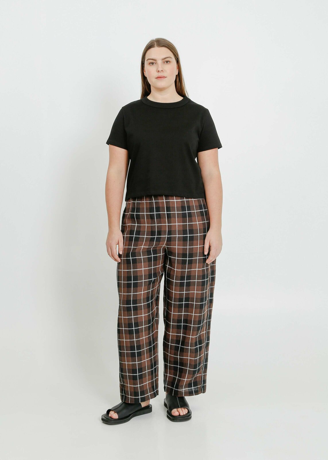 S25 Cooper Pant / Chocolate-Black-White