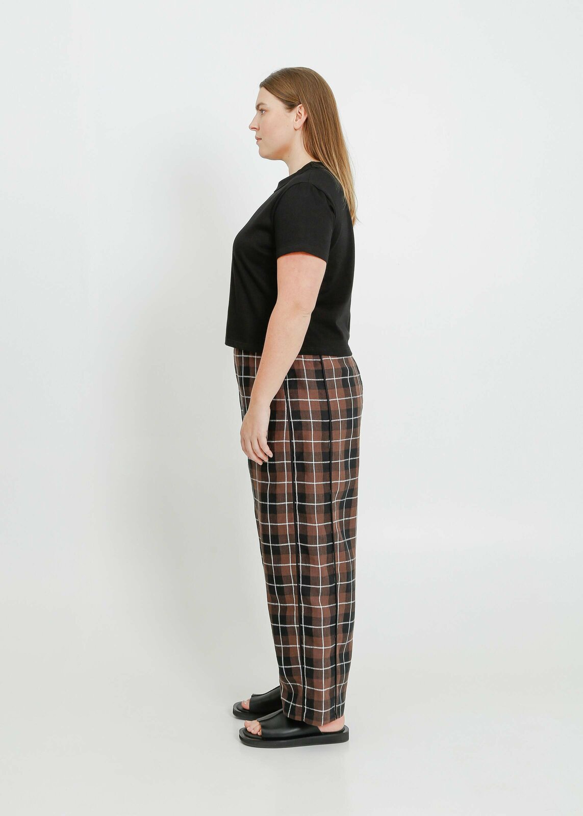 S25 Cooper Pant / Chocolate-Black-White