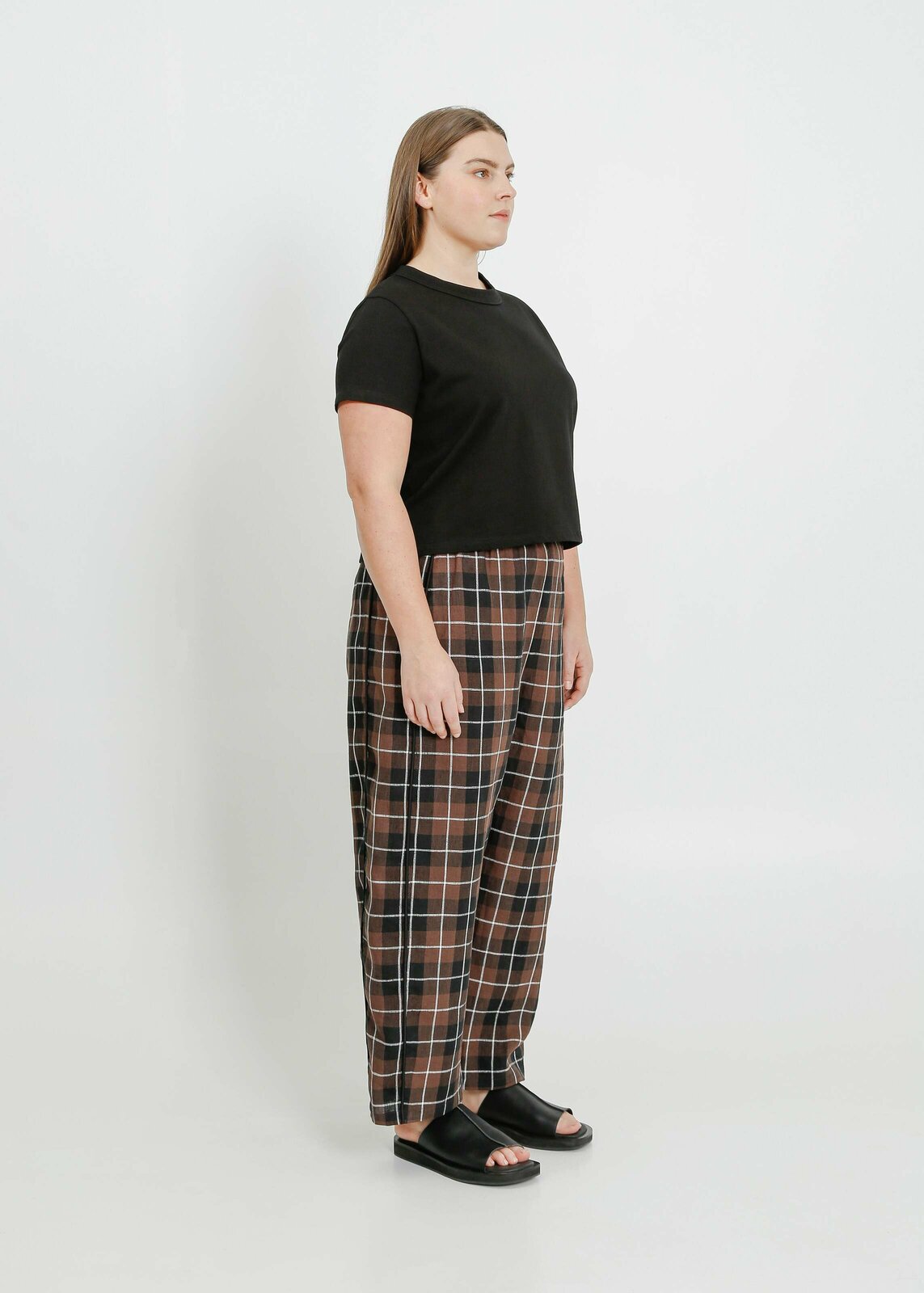 S25 Cooper Pant / Chocolate-Black-White