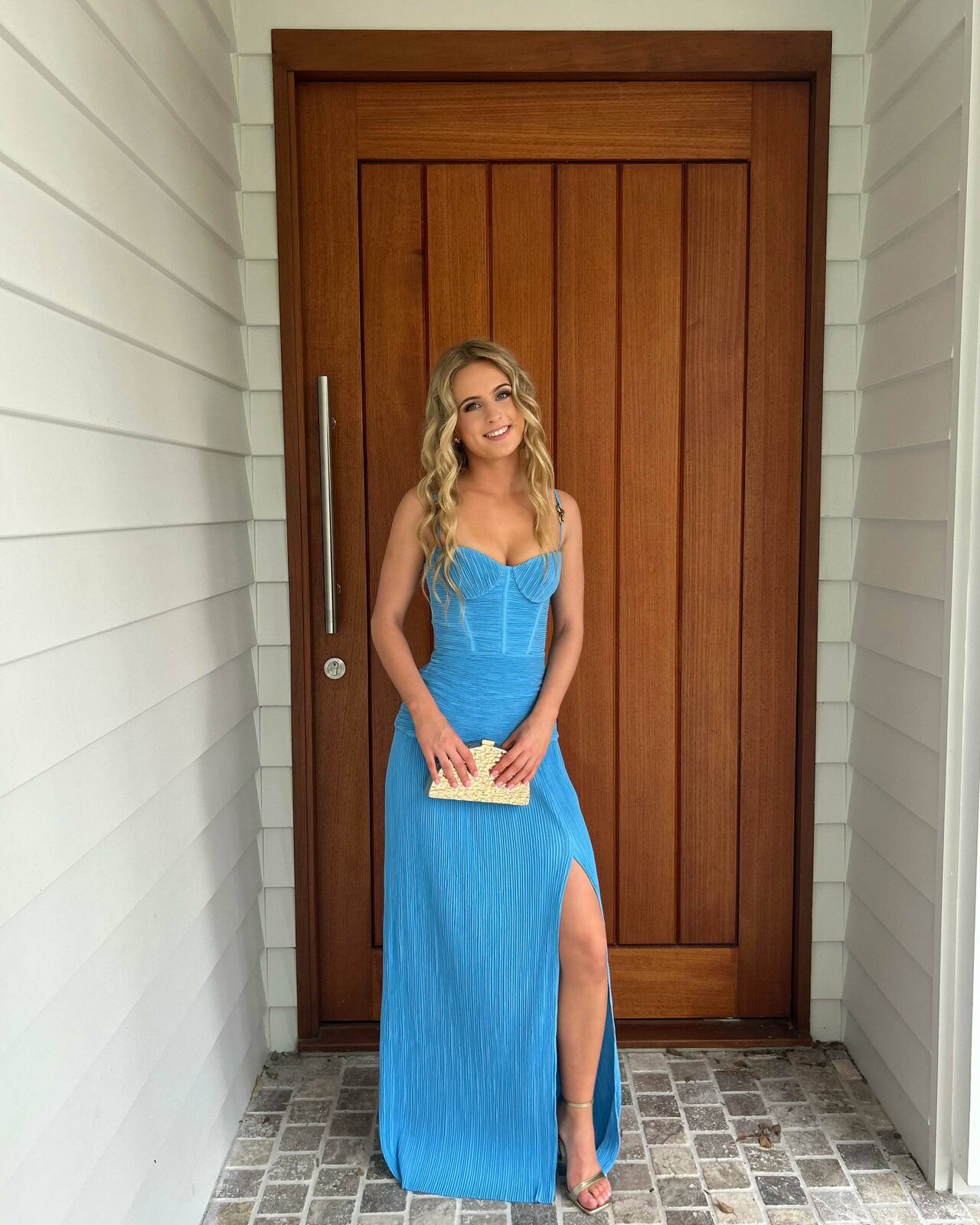 Double Time Pleaded Maxi Dress 8