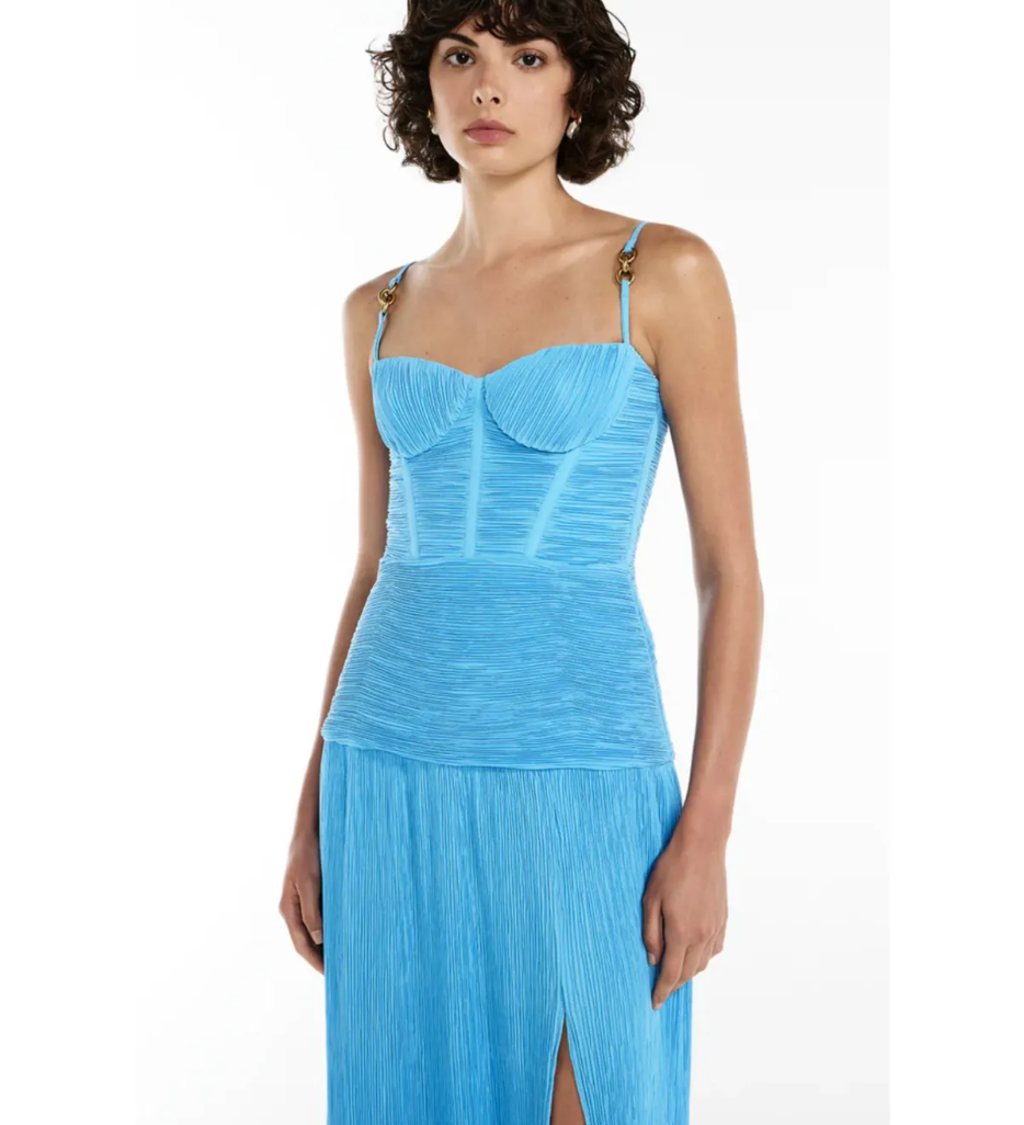 Double Time Pleaded Maxi Dress 8